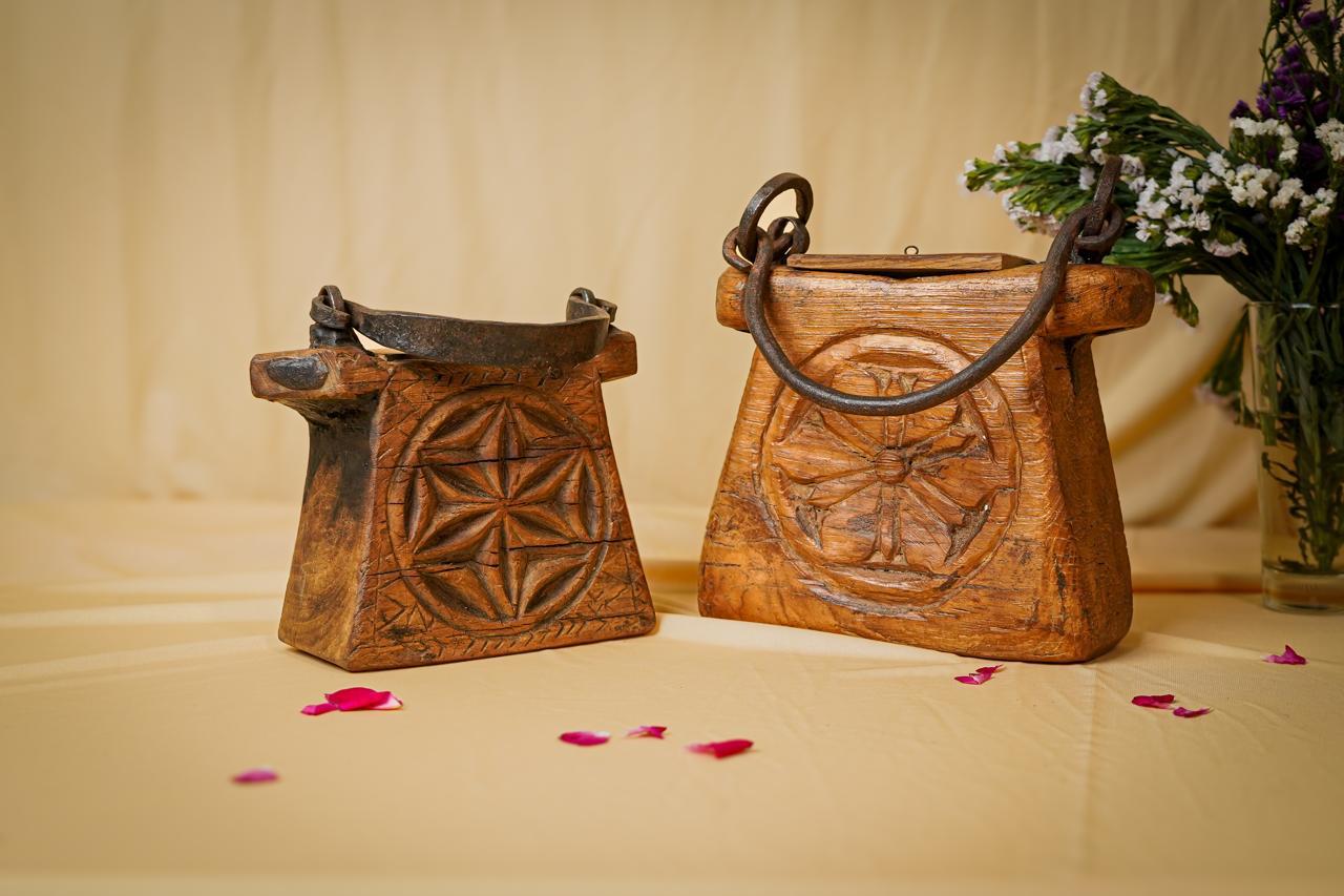 Wooden Hanging Planter (Small)